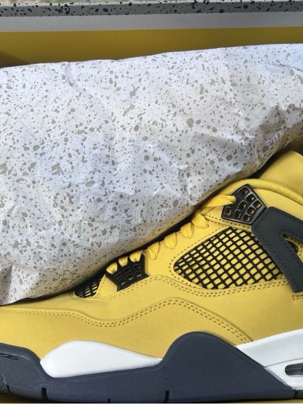 Youth Yellow and Gray Athletic Sneakers - Trendy Kids Basketball Shoes